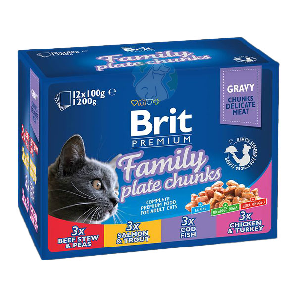 مولتی پک پوچ چانکی داخل سس 12عددی Brit family plate